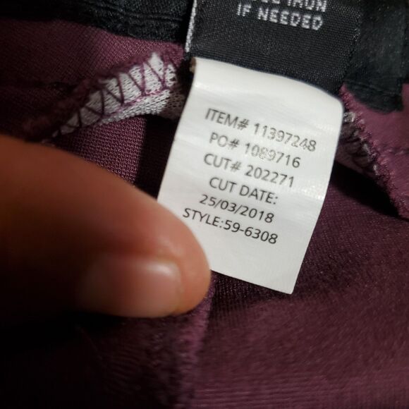 Torrid Purple Stretch Jegging Pants Size 16T - Picture 9 of 9